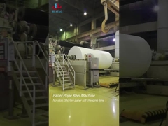 Kağıt Makinesi İçin Yüksek Hızlı Yatay Pnömatik Silindir Papa Makarası