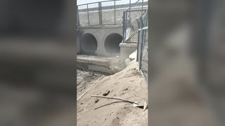 Köprü kesimi için paletli tel testere