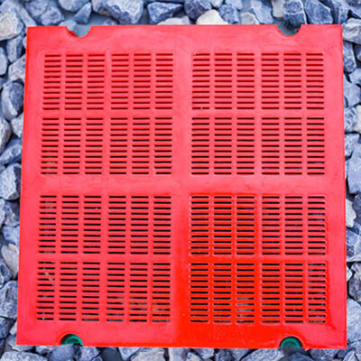 High Elasticity Polyurethane Dewatering Screen with 0.1mm Slot Opening and 6-Month Warranty