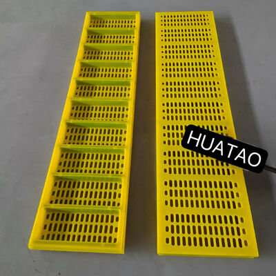 Slot 0.3x12 Polyurethane Screen Mesh with Steel Frame for High Wear Resistance in Quarrying Limestone