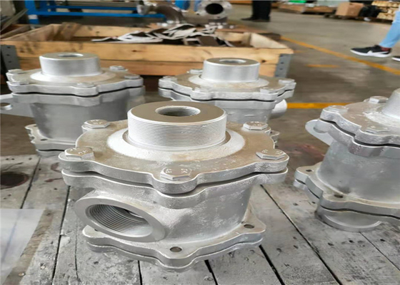 Cast Iron Corrugated Machine Parts Heat Transfer Oil Rotary Joint Anti Corrosion Treatment