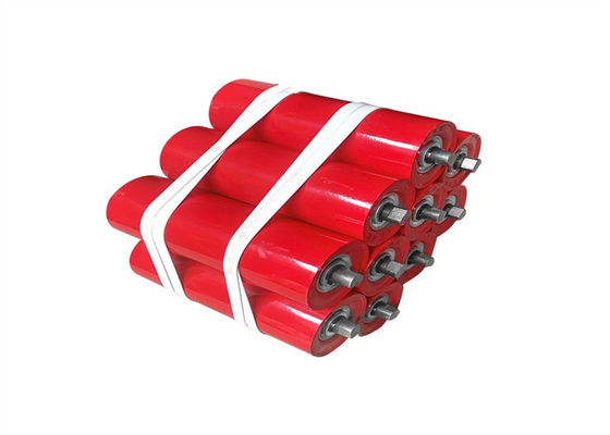 Heavy Duty Conveyor Roller With SKF Bearing And Self Cleaning Design For Mining