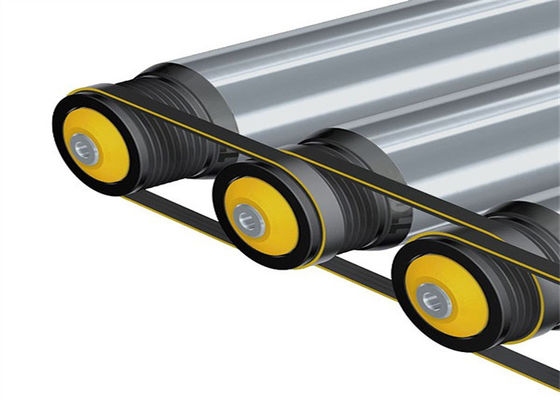 Corrosion Resistant Lightweight Rubber Disc Return Roller With Multi Labyrinth Seal For Mining Conveyor