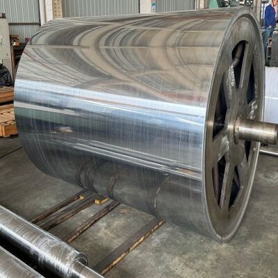 High Hardness HRC62 Mirror Polish Cooling Roller with 45# Seamless Pipe and ≤0.5° Temperature Difference