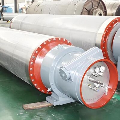 High Strength Suction Couch Roll with QT500-7 Shaft and 400-1200mm Diameter for Improved Dewatering Efficiency