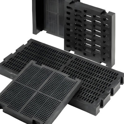 60*12mm High-wear Rubber Screen Panel with Steel Frame for Anti-blocking Mining Applications