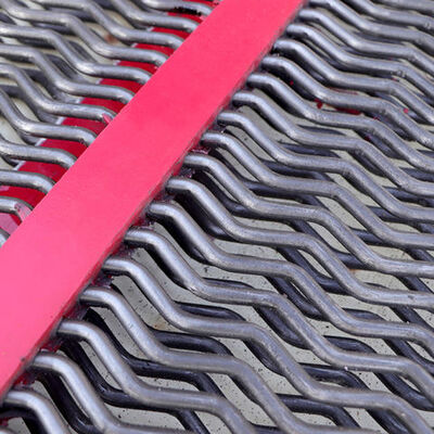 Stainless Steel + PU Strip Anti-Clogging Self-Cleaning Wire Mesh with Adjustable Hole Size for Coal Mine Smooth Screening