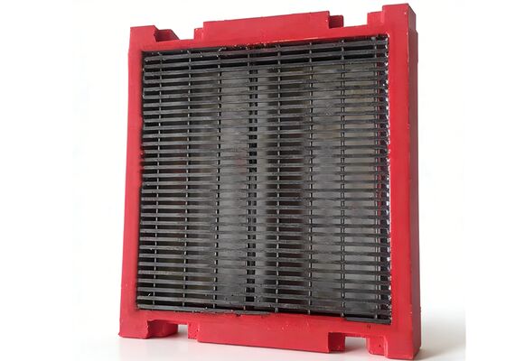 Qualified High Drainage Efficiency Polywedge Screen Panels with 91 Shore A Polyurethane Frame