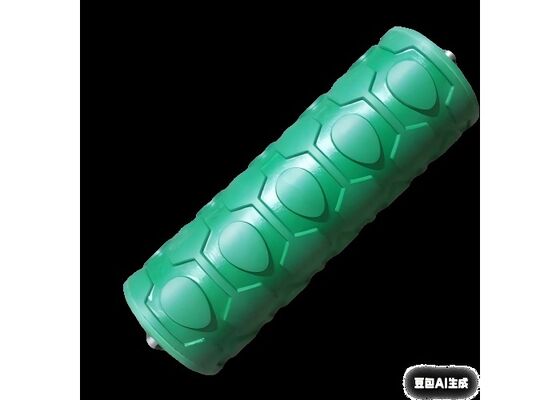 Conveyor Return Idler Roller Rubber Disc Design Anti Build Up Mining Application