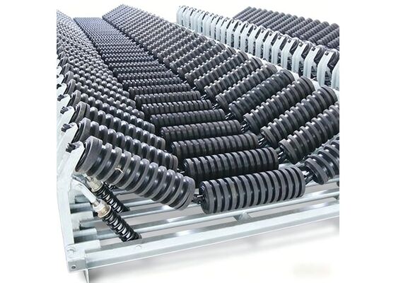 Mining Conveyor Roller HDPE Shell Stainless Shaft Wet Environment Conveyor System