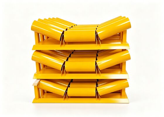 Mining Conveyor Rubber Disc Roller Sticky Material Handling Conveyor Component