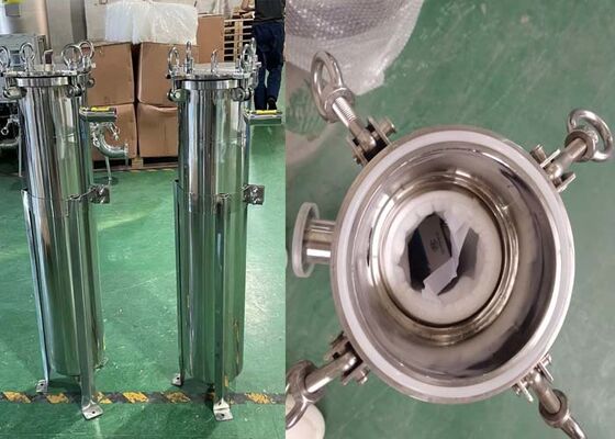 Industrial Single Bag Stainless Steel Filter For Filling Industry