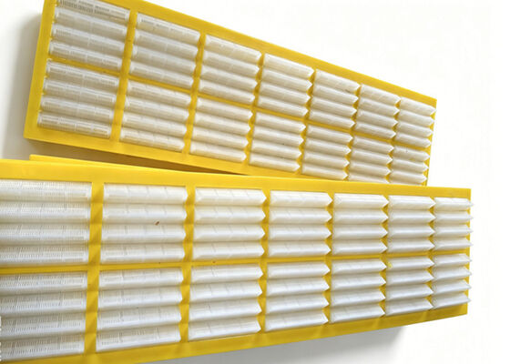 Tapered Slot Polyurethane Dewatering Screen Plate with Steel Skeleton for Aggregate and Sand Washing