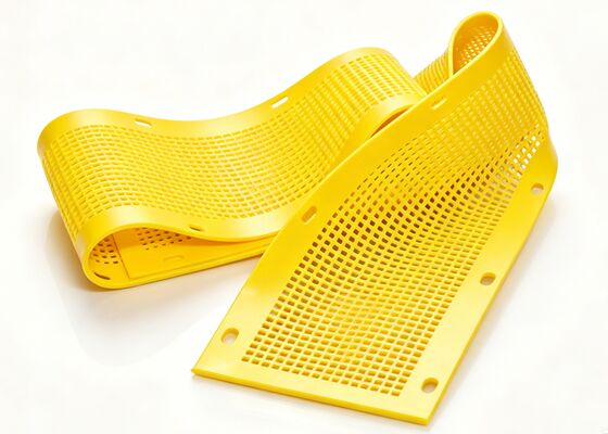 Anti-Blinding Soft Rubber Flip Flow Screen Modules for Wet Fines