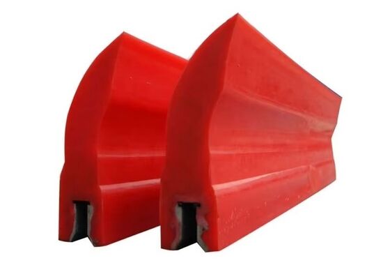 Polyurethane Conveyor Cleaning Blade High Temperature Resistant Industrial Conveyor Use