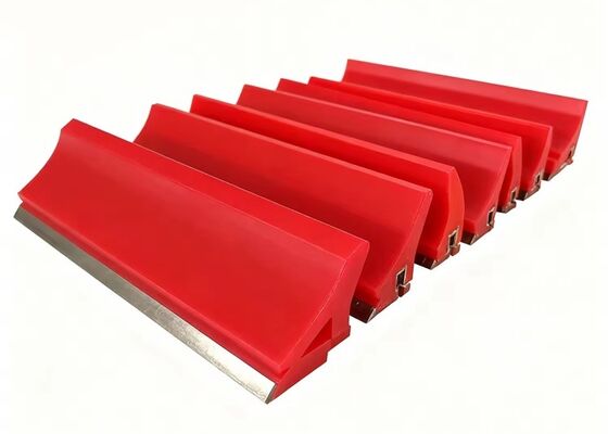 Conveyor Belt Primary Cleaner PU Blade Black Wear Resistant Coal Mining Equipment