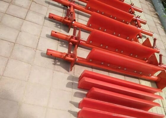 Conveyor Belt Polyurethane Cleaning System Adjustable Scraper Cement Conveyor Line