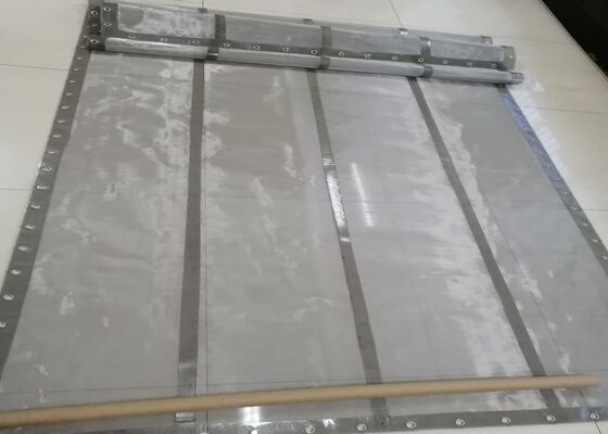 304 Grommet Screen for Rotex Black PU-Strip 46%-76.4% Open Area Mining Separation