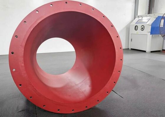 Wear Resistant Rubber Liner and Bolt Fixed Wear Resistant Rubber Sheet with 80 Shore A Hardness for Mining