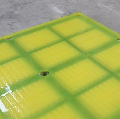 Polyurethane Vibrating Screen Mesh Dewatering Panel for Fine Sand Recycle with 305x305mm Size and 0.125mm Aperture