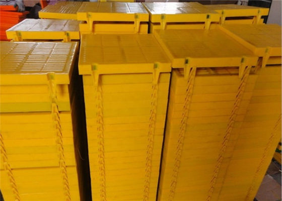 Wear Resistance Polyurethane Dewatering Screen Panel with Steel Frame and High Opening Ratio for Mining