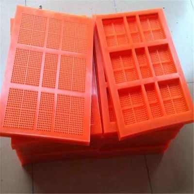 Mining Equipment Polyurethane Dewatering Screen Panel with 0.1mm Slot Opening and Steel Frame Reinforced in 305x305mm Size