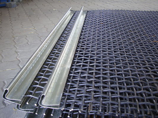 High Manganese 65Mn Vibrating Screen Mesh with Abrasion and Wear Resistance for Mining in Various Weaving Types