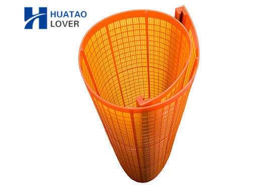 Orange High Frequency Polyurethane Screen Mesh with Fine Opening for Long Service Life in Vibrating Screens