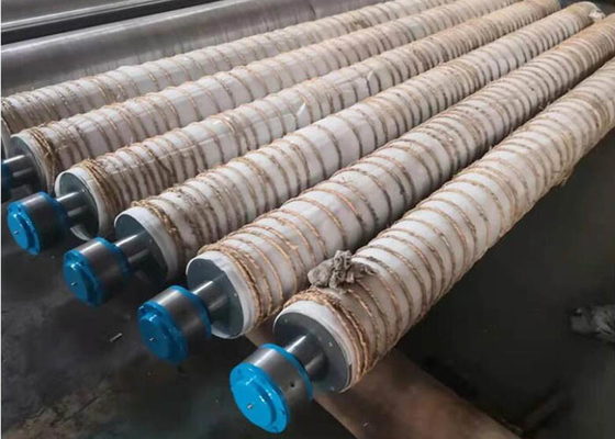 Fourdrinier için Tel Sürücü Rulo Kağıt Makinesi Göğüs Rulo ve Kılavuz Rulo