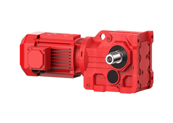 Elektrikli motorlu K Serisi Helical Gear Spiral Bevel Gear Motor Reducer