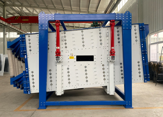 Çok katmanlı elektrikli kare döner titreşimli ekran swing kuvars kum tarama makinesi