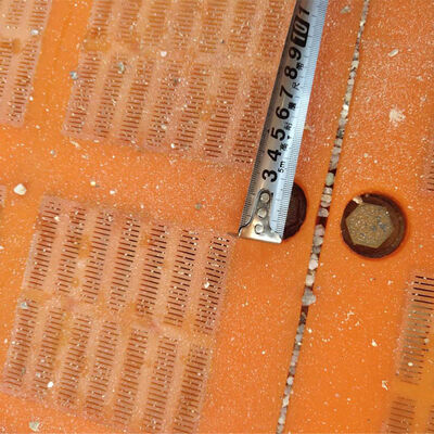 Kömür yıkama tesisi için 30mm Kalınlık Yüksek Aşınma Direnci Poliüretan Susuzlaştırma Elek Paneli