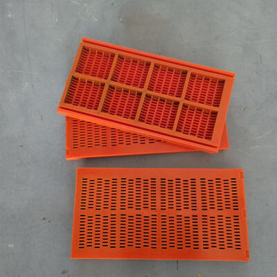 Doğrusal kum tarama makinesi Polyurethane Ekran Paneli Su çekme shaker titreşimli ekran