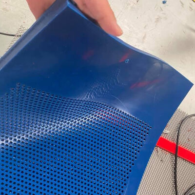 PU Flip-Flop Ekran Paneli 60 Kıyıda Sertlik Yüksek Nemli Kömür İşleme için 1m Genişlik