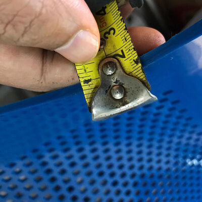 300mm-350mm Genişlik ve 1m-3.5m Uzunluk için Tıkanmayı Önleyici Tasarımlı Poliüretan Flip-Flop Elek Paneli