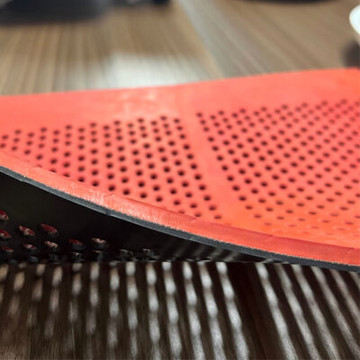 8mm Kalınlık Tıkanmaya Karşı Dayanıklı Kauçuk Elek Matı, Kuru ve Islak Eleme İçin Dikdörtgen Delikli