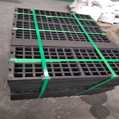 305×610mm'lik madencilik kauçuk ekran paneli, 80 kıyı sertliği ve ıslak cevher işleme için kesiciler