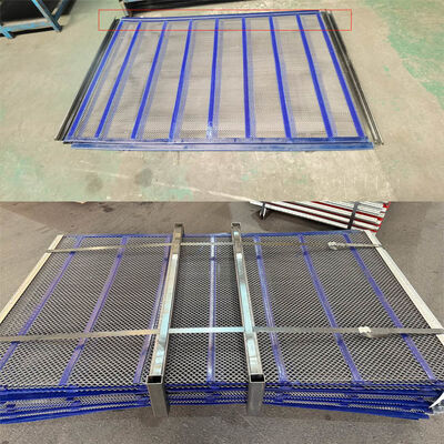 Wrap Edge Vibrating Screen Mesh ile Crusher kendi kendini temizleyen ekran ağı Quarrying ve Aggregate Processing'de