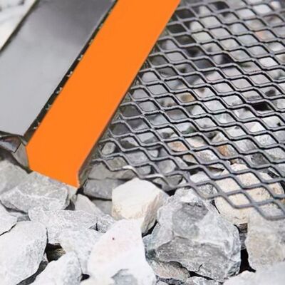 Kuru kum taraması için 4mm-25mm açılış ve ayarlanabilir delik boyutu ile paslanmaz çelik kendi kendini temizleyen harp ekranı