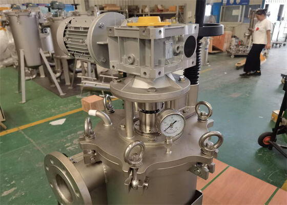 Yumurta sıvısı filtrasyonu için iç kazıklayıcı kendi kendini temizleyen filtreler