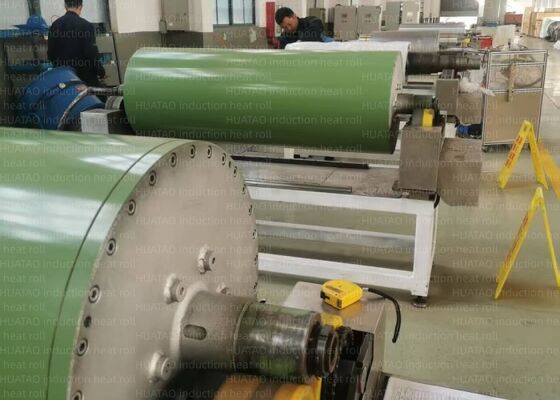 0,5 santigrat derece içinde Yüzey Sıcaklığı kontrolüne sahip düşük enerji tüketimi Teflok İndüksiyonlu Isıtma Silindiri