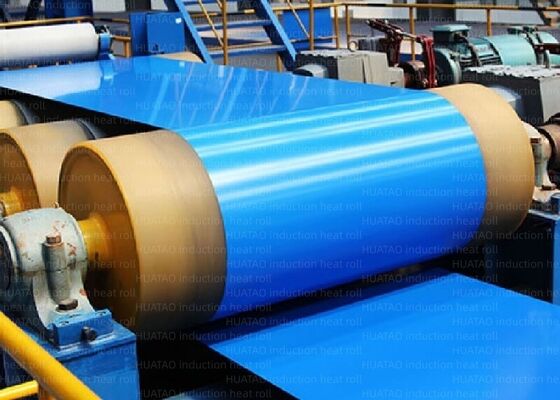 Sert Krom Kaplama Teflok Sprey Seramik Veya Tungsten Karbür Elektromanyetik Isıtma Silindiri 1c İndüksiyon Isıtma Silindiri İçindeki Yüzey Sıcaklık Farkı