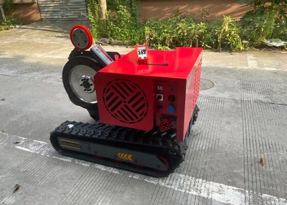 Statik Tahribatsız Kesim için 37kw Kundağı Motorlu Güçlü Paletli Tel Testere