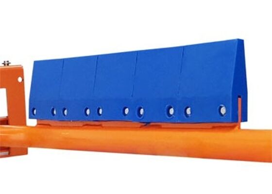Endüstriyel Taşıyıcı Kemeri Çöpçü Polyurethane Blade Verimli Geri Dönüş Kontrolü Kullanımı