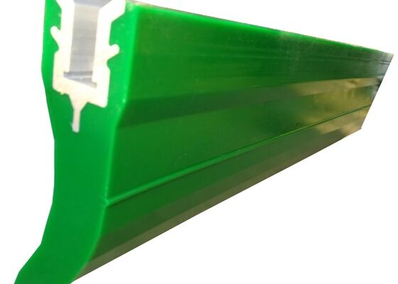 Polyurethane taşıyıcı kemer kazıkçısı Yüksek Elastisite Sarı Blade Endüstriyel taşıyıcı