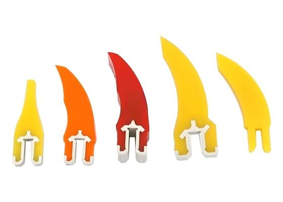 Polyurethane taşıyıcı kemer temizleyici esnek giyim dayanıklı bıçak taş kırıcı kullanımı