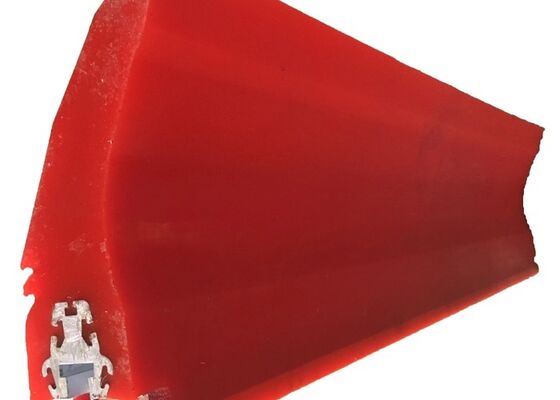Çelik Destekle Polyurethane Taşıyıcı Kemeri Temizleme Bıçağı Madencilik Endüstriyel Kullanım