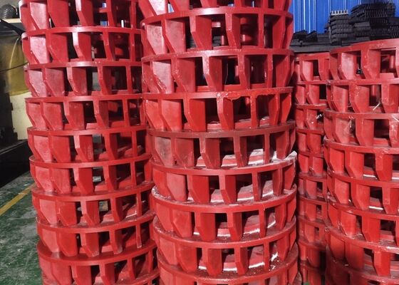 Madencilik Flotasyon Makinesi Rotor Stator Düzeneği Poliüretan Aşınmaya Dayanıklı Sarı Bulamaç Karıştırma Parçaları