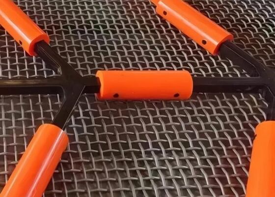 Maden ekranı yedek parçaları Polyurethane çıkartma çubukları