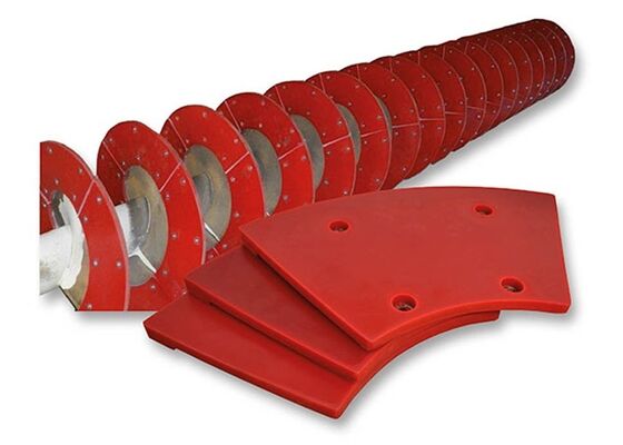 Spiral sınıflandırıcı Polyurethane bıçakları Uzun kullanım süresi Mineral faydaları Giyim parçaları